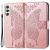 Чехол UniCase Butterfly Pattern для Samsung Galaxy A35 (A356) - Rose Gold: фото 1 из 5