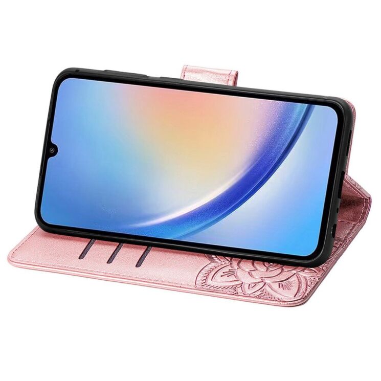 Чехол UniCase Butterfly Pattern для Samsung Galaxy A35 (A356) - Rose Gold: фото 3 из 5
