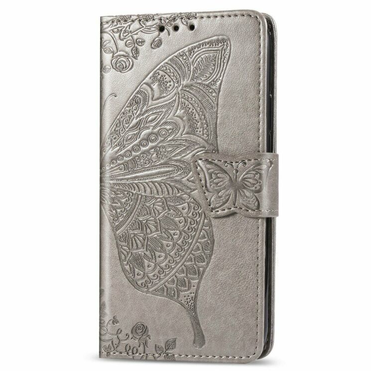 Чехол UniCase Butterfly Pattern для Samsung Galaxy M31 (M315) - Grey: фото 2 из 12