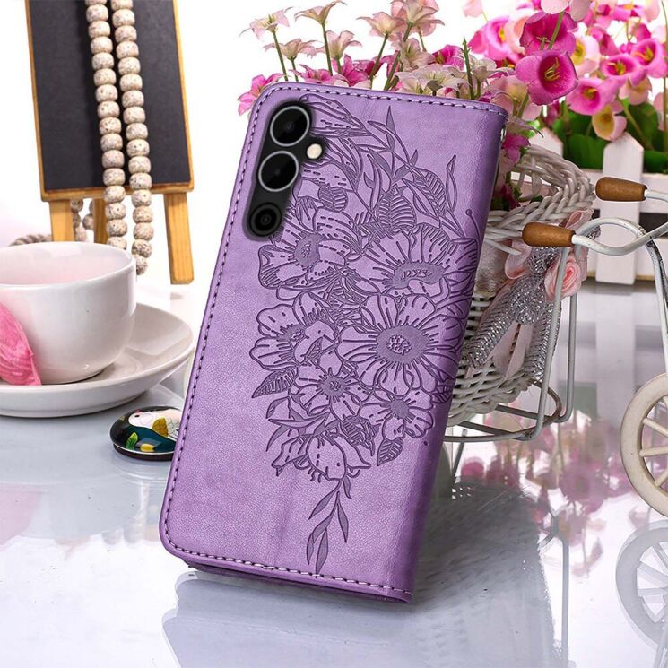 Чехол UniCase Butterfly Pattern для Tecno Pova Neo 2 (LG6n) - Light Purple: фото 6 из 8