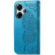 Чехол UniCase Butterfly Pattern для Xiaomi Redmi 13 - Blue (358906L). Фото 5 из 7