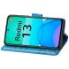 Чехол UniCase Butterfly Pattern для Xiaomi Redmi 13 - Blue (358906L). Фото 3 из 7