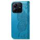 Чохол UniCase Butterfly Pattern для Xiaomi Redmi Note 14 5G - Blue (373311L). Фото 5 з 9