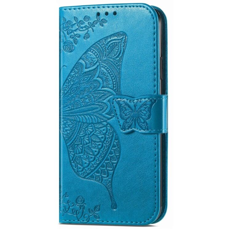 Чохол UniCase Butterfly Pattern для Xiaomi Redmi Note 14 5G - Blue: фото 4 з 9