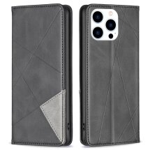 Чехол UniCase Geometric Pattern для Apple iPhone 14 Pro - Black: фото 1 из 8