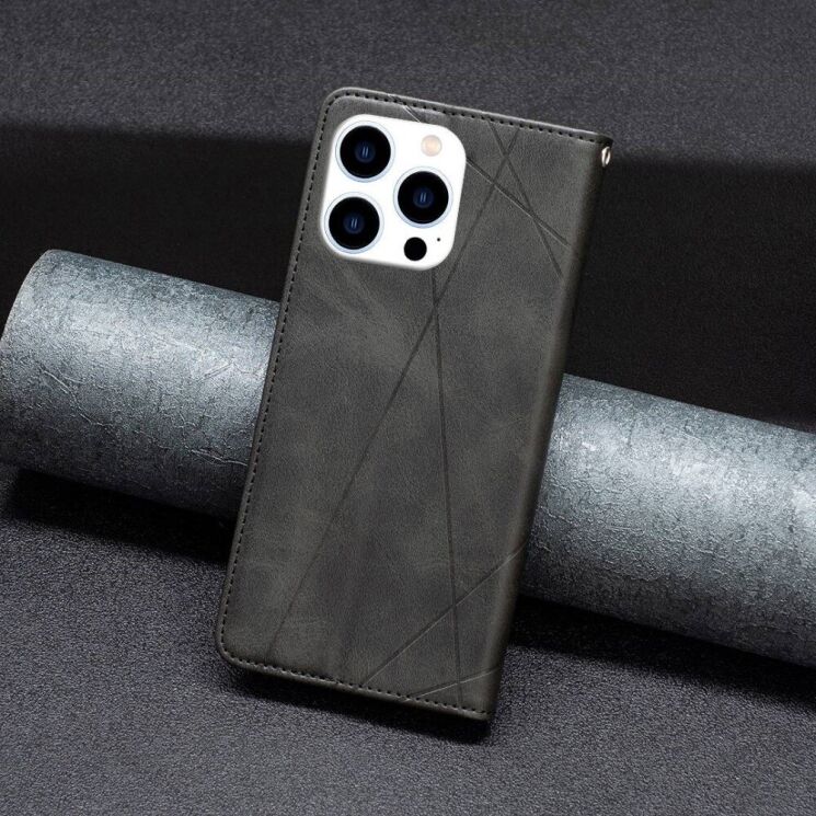 Чехол UniCase Geometric Pattern для Apple iPhone 14 Pro - Black: фото 8 из 8