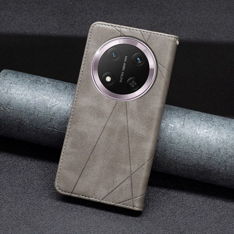 Чехол UniCase Geometric Pattern для Honor Magic 7 Lite - Grey: фото 4 из 8
