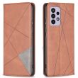 Чохол-книжка з кишеньками UniCase Geometric Pattern для Samsung Galaxy A33 (A336) - Coffee (292735C)