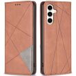 Чехол UniCase Geometric Pattern для Samsung Galaxy S24 FE (S721) - Brown (367501Z)