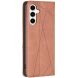 Чехол UniCase Geometric Pattern для Samsung Galaxy S24 FE (S721) - Brown (367501Z). Фото 3 из 8