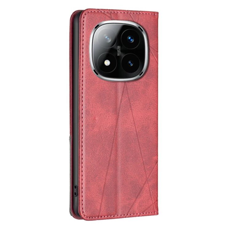 Чехол UniCase Geometric Pattern для Xiaomi Redmi Note 14 Pro - Red: фото 3 из 8