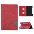 Чохол UniCase Geometric Style для Samsung Galaxy Tab S7 (T870/875) / S8 (X700/706) - Red (250120R)