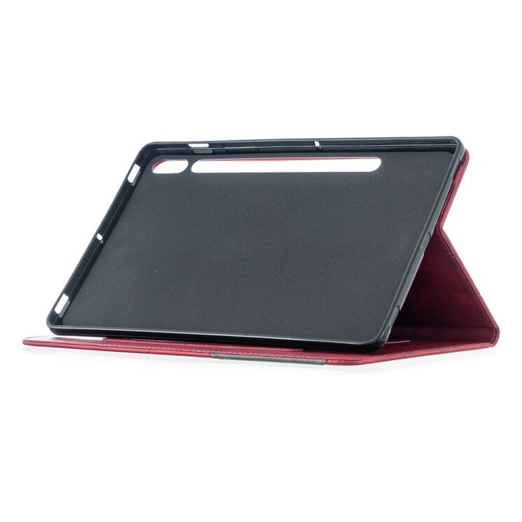Чохол UniCase Geometric Style для Samsung Galaxy Tab S7 (T870/875) / S8 (X700/706) - Red: фото 6 з 10