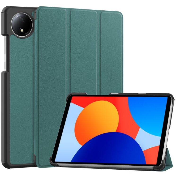Чохол UniCase Slim для Xiaomi Redmi Pad SE 8.7 4G - Blackish Green: фото 1 з 10