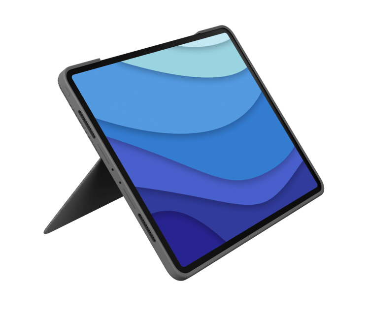 Чохол-клавіатура з тачпадом Logitech Combo Touch Keyboard для Apple iPad Pro 12.9 (2018/2020/2021) - Gray (2126LZN0DCF8): фото 3 з 14