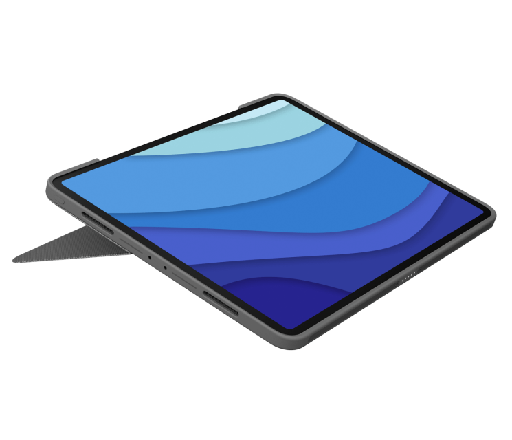 Чохол-клавіатура з тачпадом Logitech Combo Touch Keyboard для Apple iPad Pro 12.9 (2018/2020/2021) - Gray (2126LZN0DCF8): фото 4 з 14