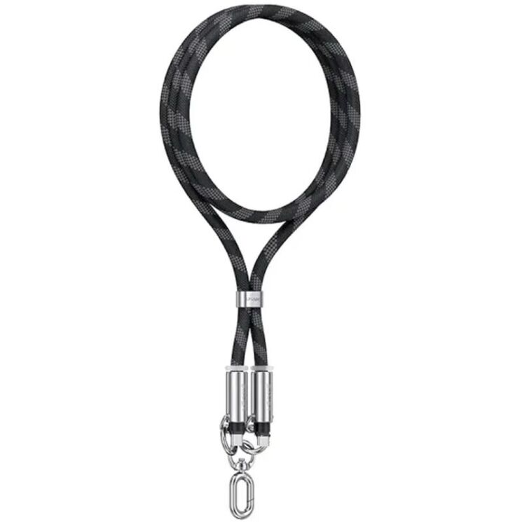 Кабель-ремешок USAMS US-SJ745 Type-C to Type-C (60W, 1.2m) - Black: фото 1 из 18