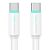 Кабель USAMS SJ734 Type-C to Type-C (60W, 3A, 1m) - White: фото 1 из 13
