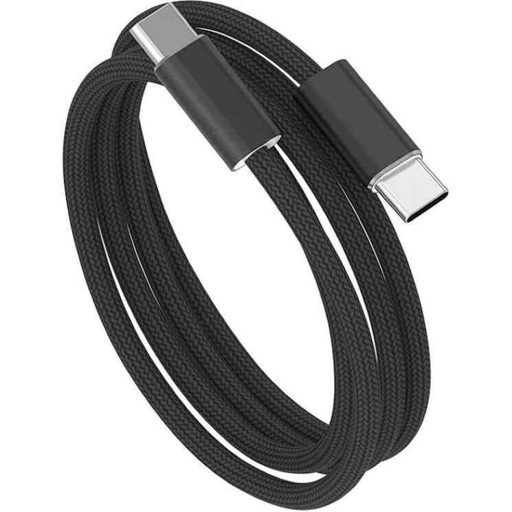 Кабель WiWU Wi-C101 Type-C to Type-C (240W 1.5m) - Black: фото 2 из 2