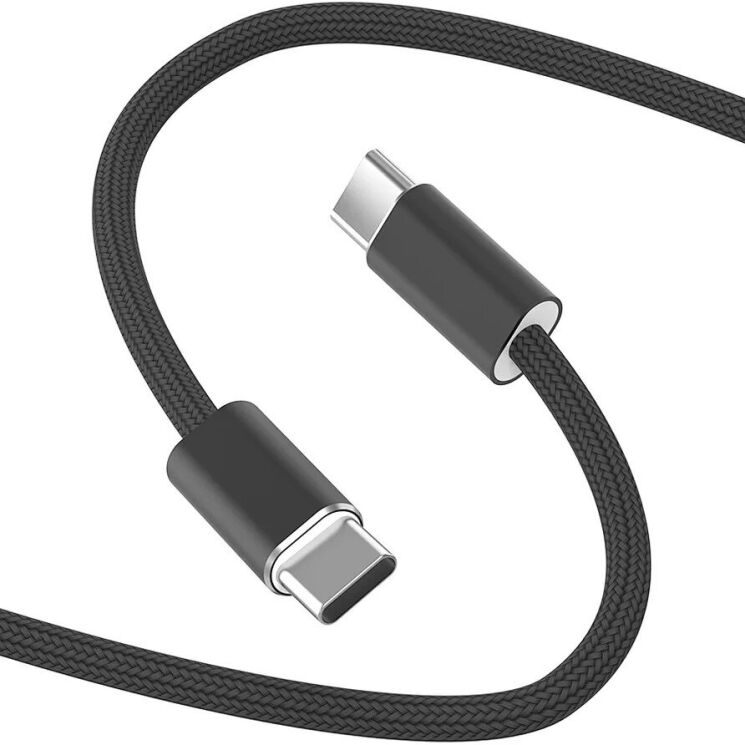 Кабель WiWU Wi-C101 Type-C to Type-C (240W 1.5m) - Black: фото 1 из 2