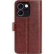 Классический чехол-книжка Deexe Wallet Style для OPPO Reno 15 F/FS - Brown (405833Z). Фото 5 из 6
