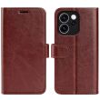 Классический чехол-книжка Deexe Wallet Style для OPPO Reno 15 F/FS - Brown (405833Z)