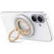 Кольцо-держатель для смартфона Tech-Protect MMR700 Magnetic - Titanium / Gold (982608TF). Фото 3 из 8