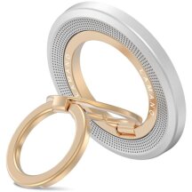 Кольцо-держатель для смартфона Tech-Protect MMR700 Magnetic - Titanium / Gold: фото 1 из 8
