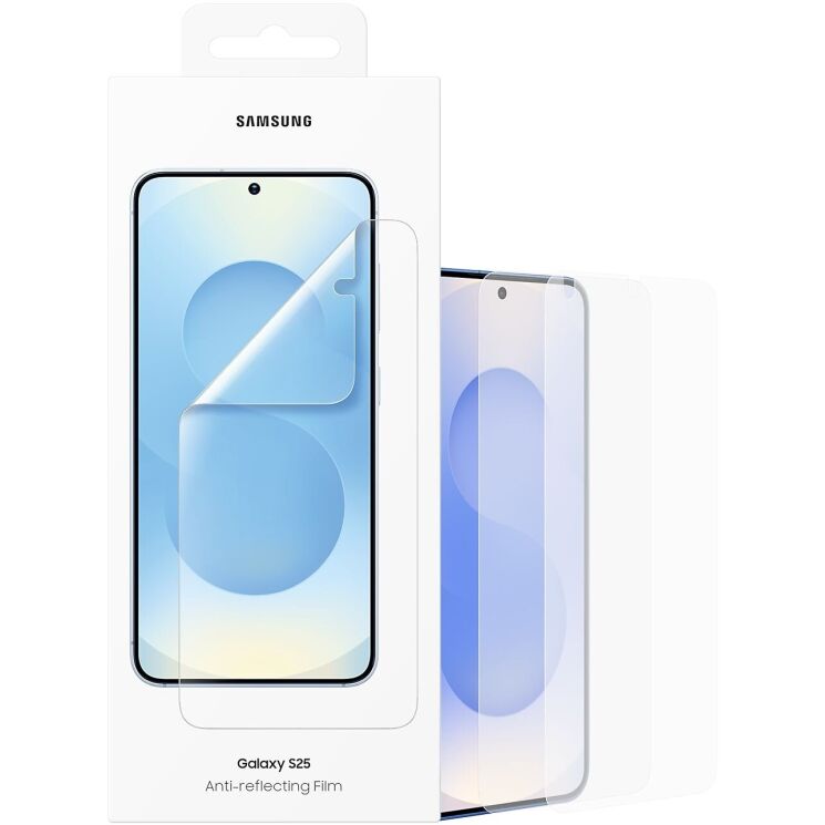 Комплект оригинальных защитных пленок для Anti-reflecting Film для Samsung Galaxy S25 (S931) EF-US931CTEGWW: фото 1 из 4