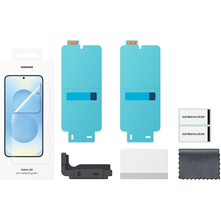 Комплект оригинальных защитных пленок для Anti-reflecting Film для Samsung Galaxy S25 (S931) EF-US931CTEGWW: фото 4 из 4