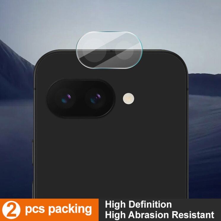 Комплект захисних стекол IMAK Camera Lens Protector для Google Pixel 9a: фото 3 из 9