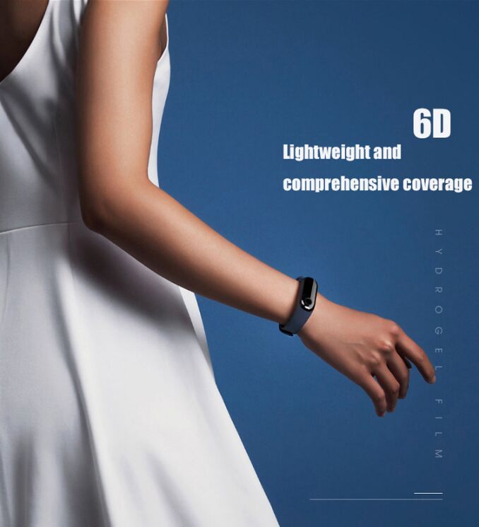 Комплект защитных пленок Deexe Crystal для Xiaomi Mi Band 3: фото 10 з 12