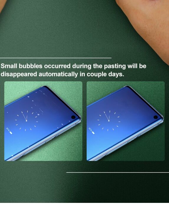 Комплект защитных пленок на заднюю панель IMAK Full Coverage Hydrogel Film для OnePlus 9RT: фото 10 из 17