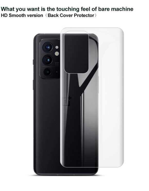 Комплект защитных пленок на заднюю панель IMAK Full Coverage Hydrogel Film для OnePlus 9RT: фото 11 из 17