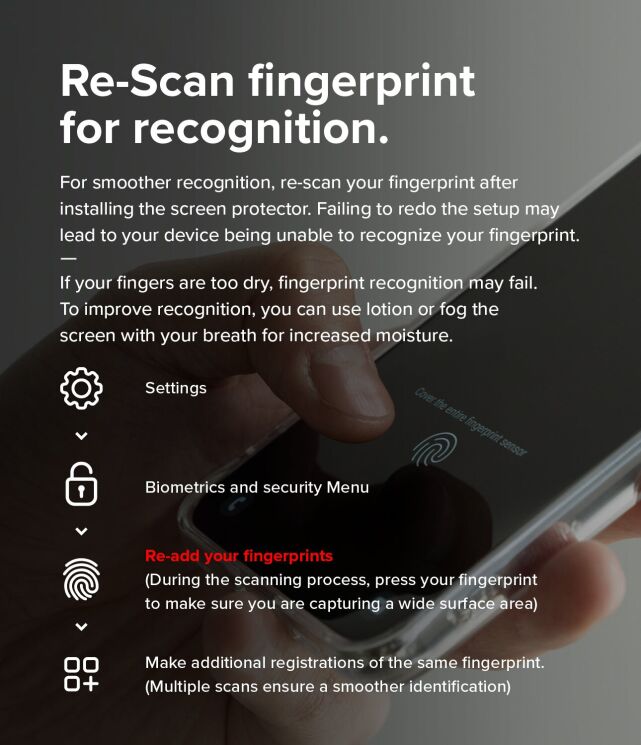 Комплект защитных стекол (2шт) Ringke Easy Slide Privacy для Samsung Galaxy S25 (S931) 8800274968455: фото 21 из 21