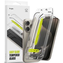 Комплект защитных стекол (2шт) Ringke Easy Slide Tempered Glass для iPhone 15 Pro Max (8809961785702) - Black: фото 1 из 15