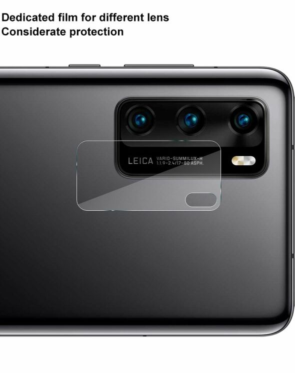 Комплект защитных стекол на камеру IMAK Camera Lens Protector для Huawei P40: фото 8 из 12