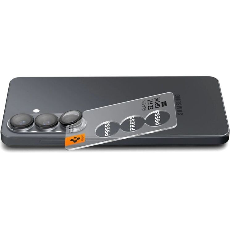 Комплект захисних стекол Spigen Optik Pro Lens Protector для Samsung Galaxy S26 (S942) AGL11099 - Black: фото 6 з 14