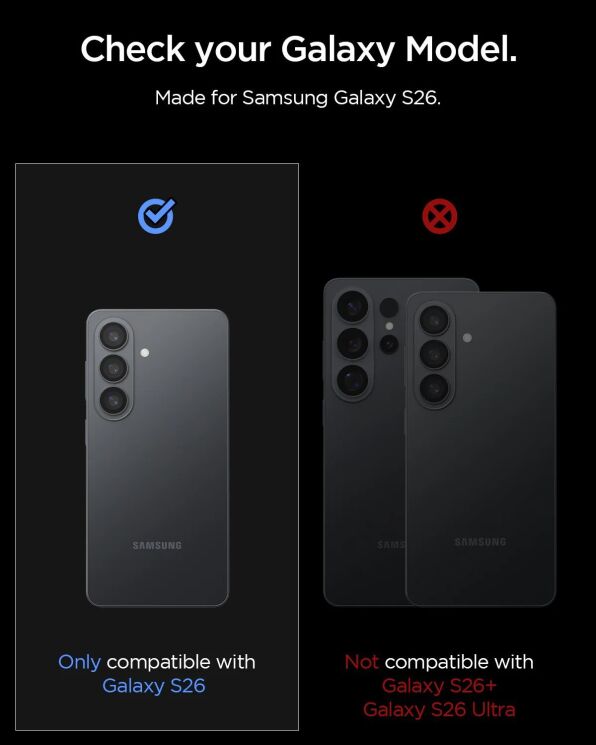 Комплект захисних стекол Spigen Optik Pro Lens Protector для Samsung Galaxy S26 (S942) AGL11099 - Black: фото 8 з 14