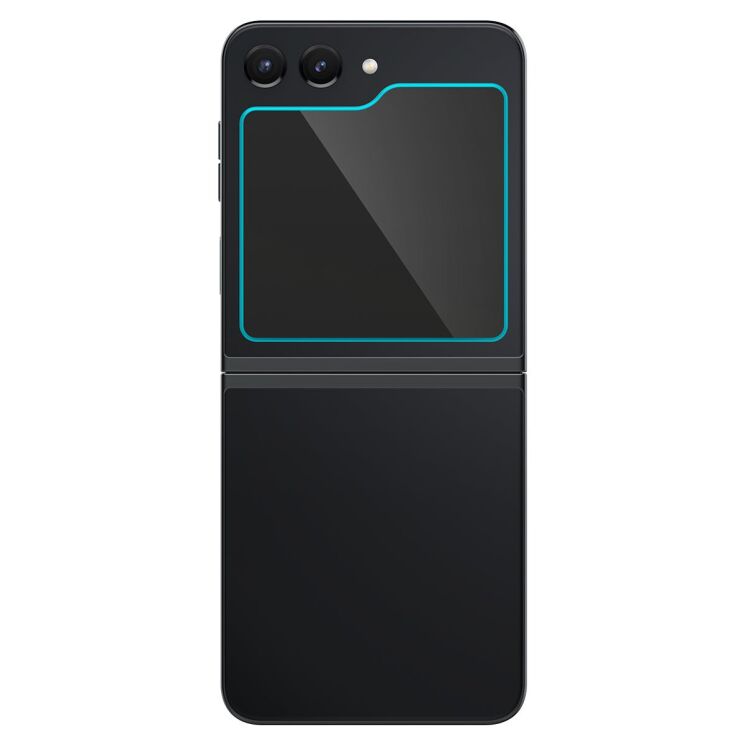 Комплект защитных стекол Spigen (SGP) Screen Protector EZ Fit Glas.tR для Samsung Galaxy Flip 5: фото 7 из 14