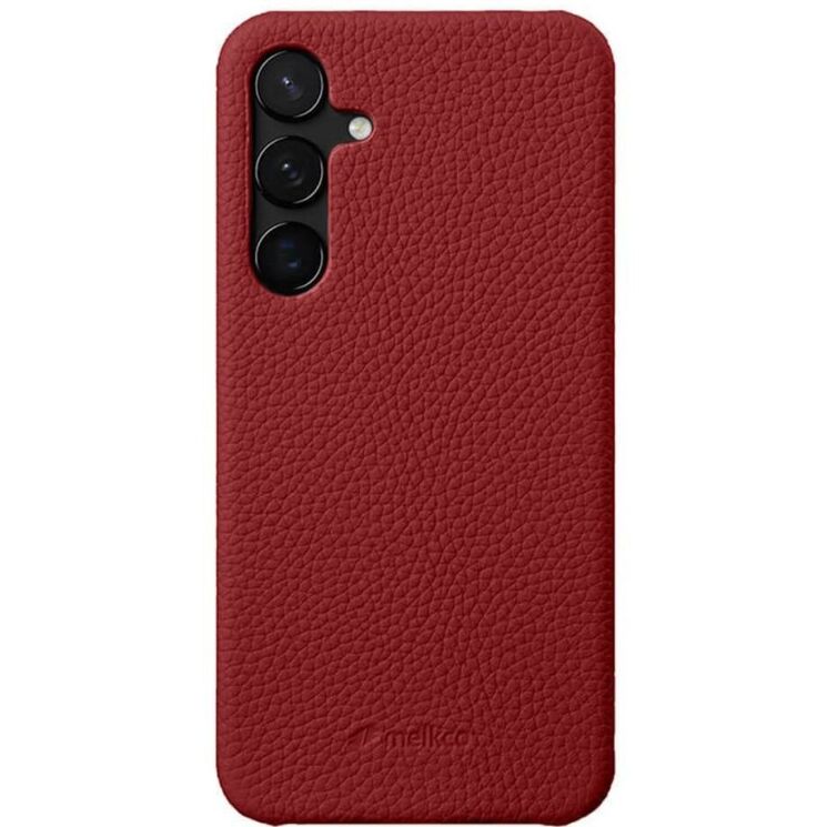Кожаный чехол MELKCO Leather Case для Samsung Galaxy S25 Plus (S936) - Red: фото 1 из 4