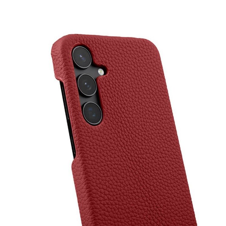 Кожаный чехол MELKCO Leather Case для Samsung Galaxy S25 Plus (S936) - Red: фото 4 из 4