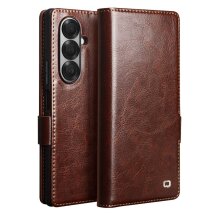 Шкіряний чохол QIALINO Classic Case (FF) для Samsung Galaxy Fold 7 - Brown: фото 1 з 13