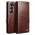 Шкіряний чохол QIALINO Classic Case (FF) для Samsung Galaxy Fold 7 - Brown: фото 1 з 13
