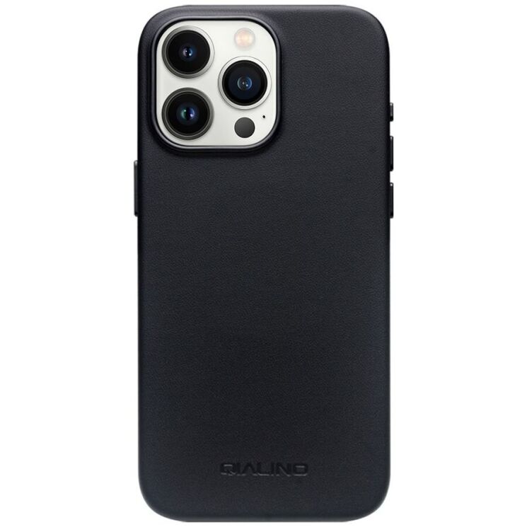 Защитный чехол QIALINO Classic Cover (with MagSafe Support) для Apple iPhone 16 Pro - Black: фото 4 из 12