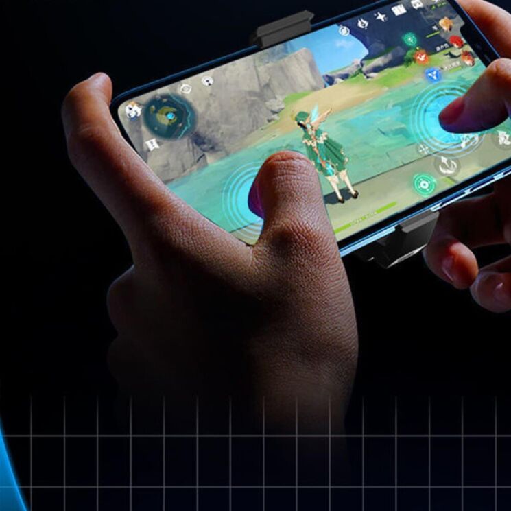 Кулер-вентилятор для смартфона Deexe N7 Digital Display - Black: фото 4 из 10