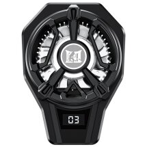 Кулер-вентилятор для смартфона Deexe N7 Digital Display - Black: фото 1 из 10