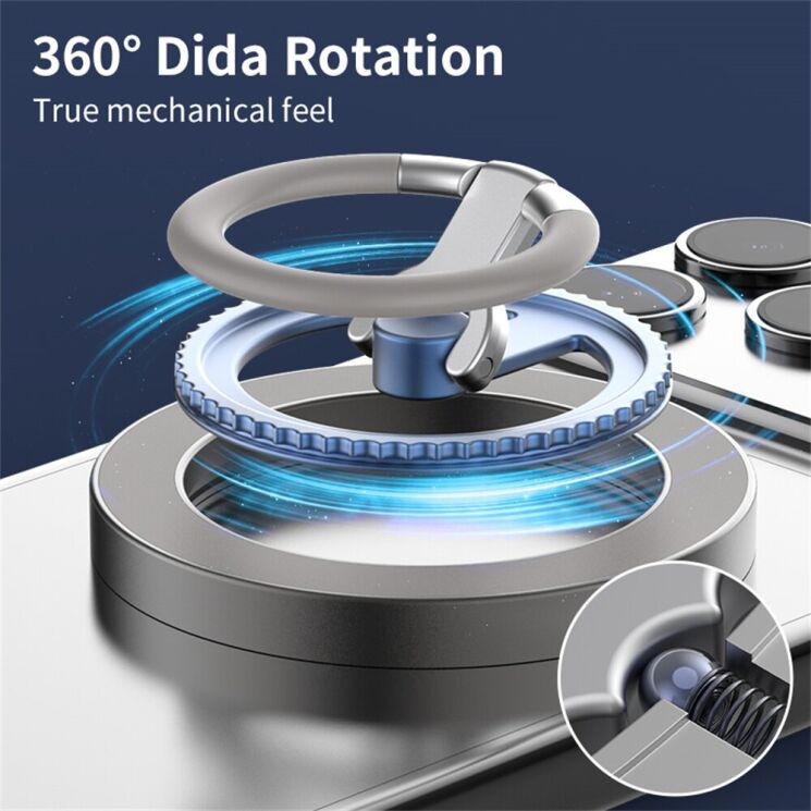 Магнитное кольцо-держатель Reframe Rotation Magnetic Ring - Black: фото 3 из 8