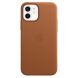 Оригинальный чехол MagSafe Leather Case для Apple iPhone 12 / iPhone 12 Pro (MHKF3ZE/A) - Saddle Brown (253599Z). Фото 4 из 11
