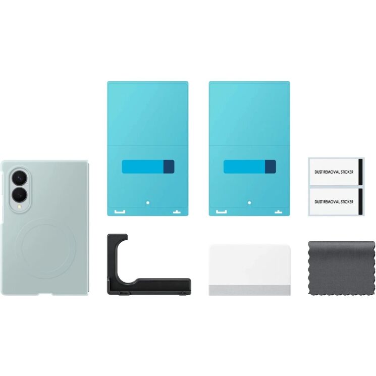 Оригінальний чохол Silicone Magnet Case для Samsung Galaxy Fold 8 (EF-EF971CGEGUA) - Green: фото 5 з 5